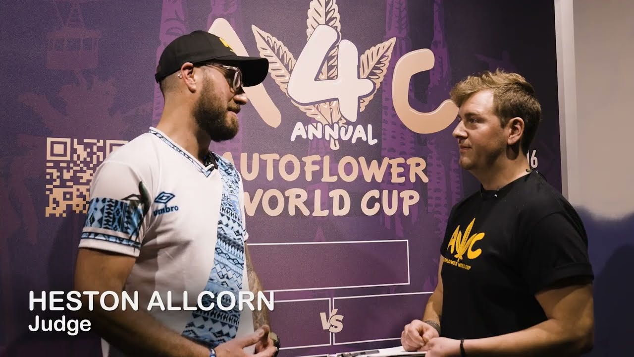 Heston Allcorn the judge of  Autoflower World Cup  2024