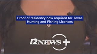 Proof of residency now required for Texas Hunting and Fishing Licenses