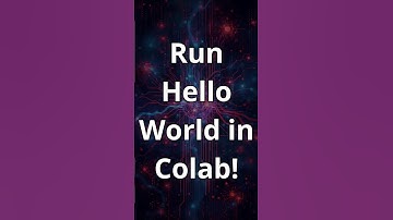 Run Your First Python Code in Google Colab [2]