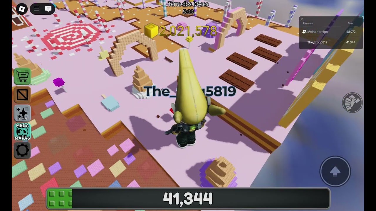 Jogando eat the world com meu amigo 😃