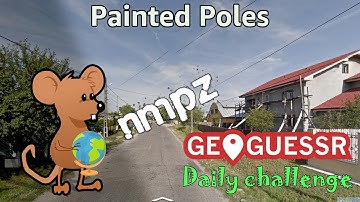 Geoguessr Daily Challenge - NMPZ April Challenge - Painted Poles And Trees