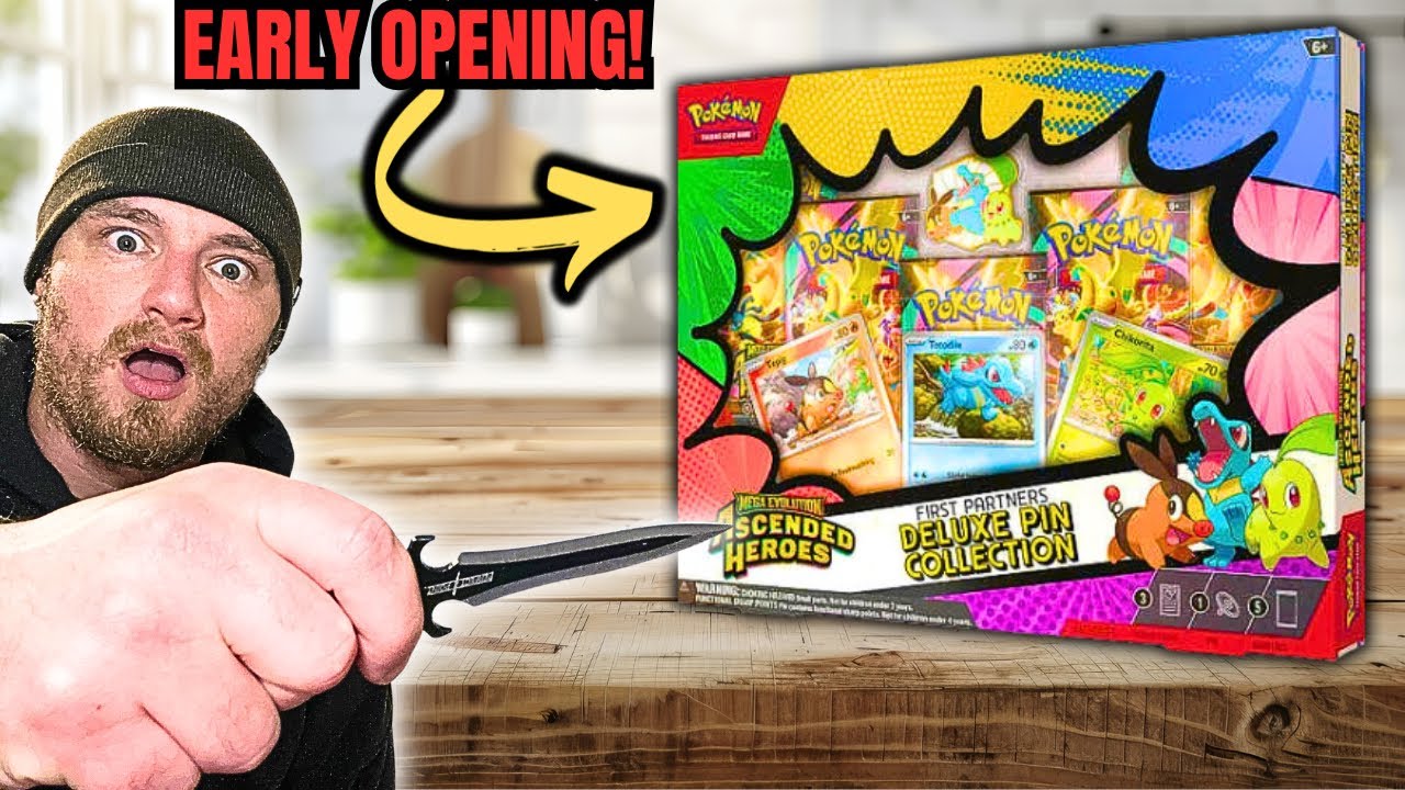 NEW Pokemon Ascended Heroes Pin Collection EARLY Opening!