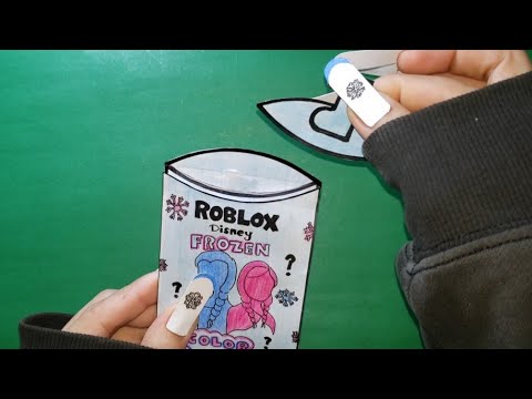 Roblox Disney Frozen Color Reveal ❄☃️|paper diy|Color Reveal| paper play