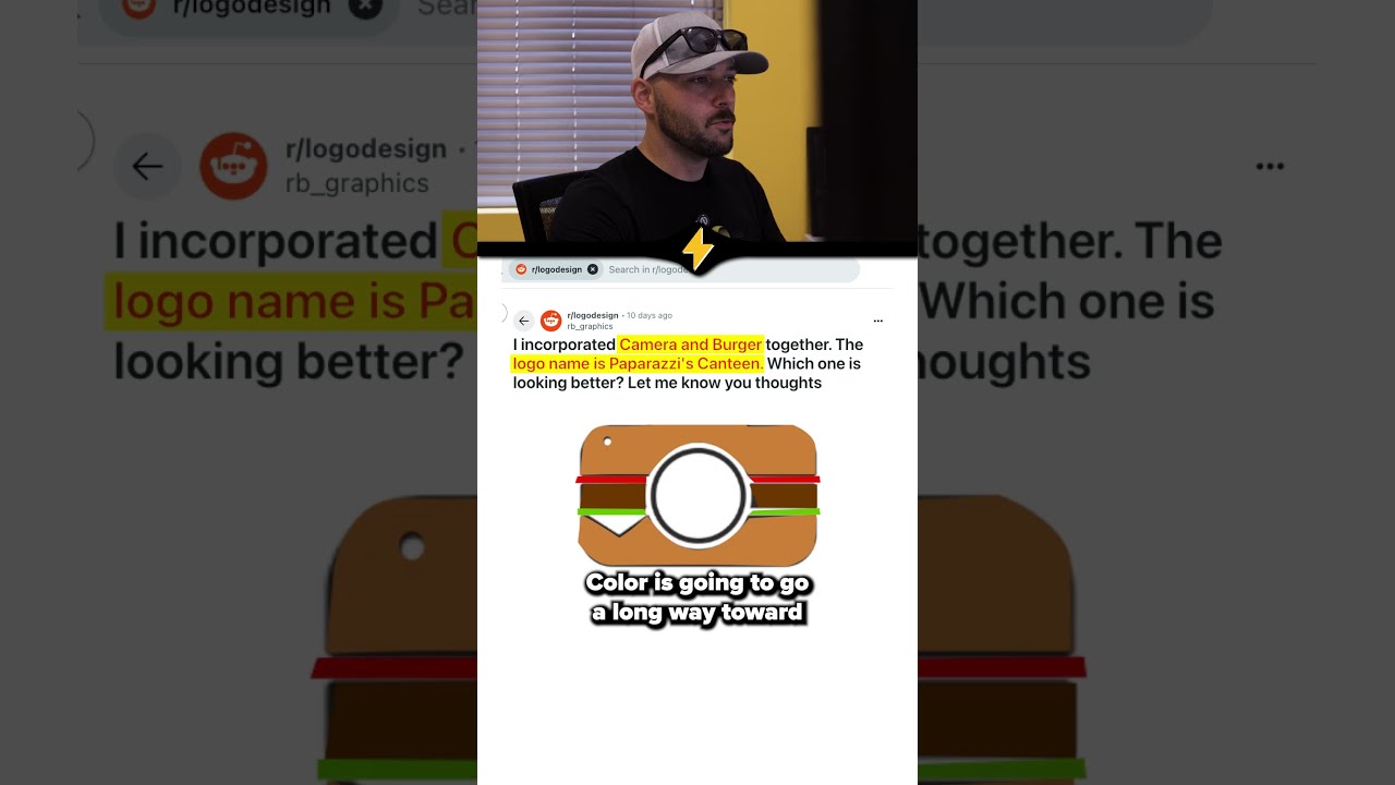Is It A Burger Or Camera S Trying To Be Both Logo