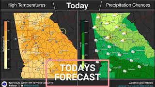 Georgia Weather Update: Heavy Rain &amp; Weekend Flooding Risk (May 28-30)