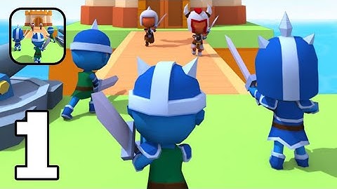 Raft Battle - Gameplay Walkthrough Part 1 Tutorial Raft Army Commander (Android,iOS)