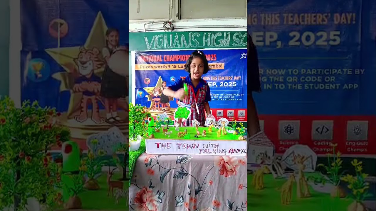 The Town of talking animals presentation by Grade 02 student