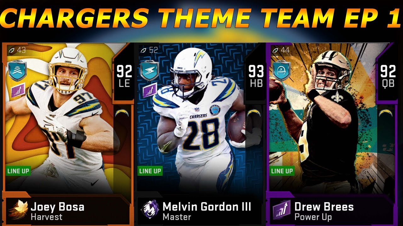 ALLTIME LA CHARGERS THEME TEAM! MADDEN 20 ULTIMATE TEAM YouTube