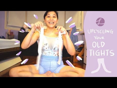 How to upcycle ALL parts of your old dance tights | zero waste