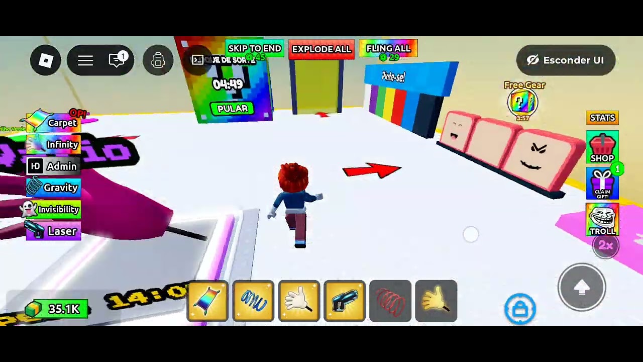 Eu jogando Roblox que meus amigos me desafiaram a ganhar deles eu ganhei é saí do jogo 🤗❤️‍🩹🥰😇☺️