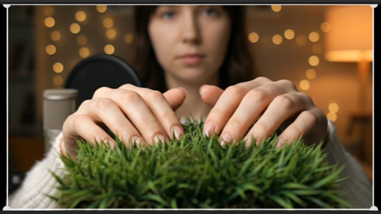 ASMR Deep Brain Scratching 🌿 Artificial Moss Pad