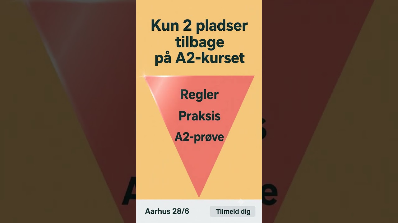 Sidste chance for A2 i Aarhus før sommerferien