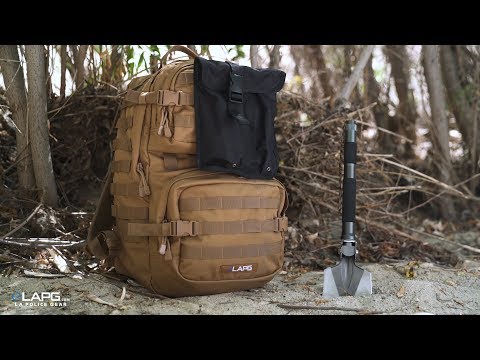 LA Police Gear - 10-in-1 Folding Survival Shovel