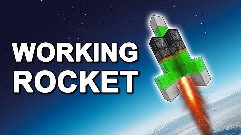 WORKING Rocket Ship in Minecraft 1.21 (Tutorial)
