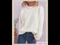 Round Neck Raglan Sleeve Sweater