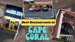 Top 10 Best Restaurants to Visit in Cape Coral FL