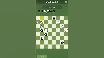 May 3rd 2023 chess.com daily puzzle #chess #chesspuzzle #chesscom