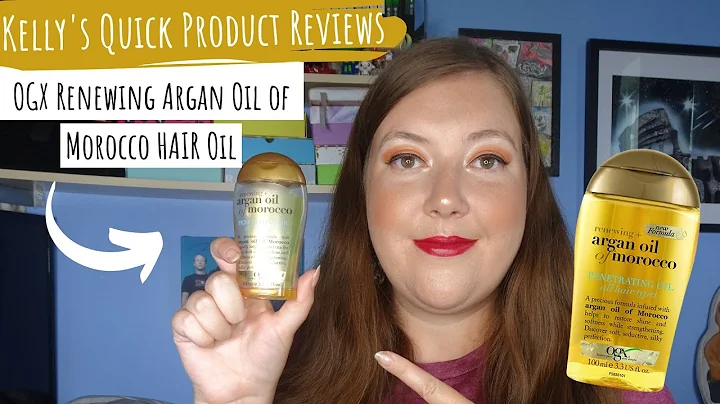 OGX RENEWING ARGAN OIL OF MOROCCO HAIR OIL | Kelly's Quick Product Reviews | Kelly Marie