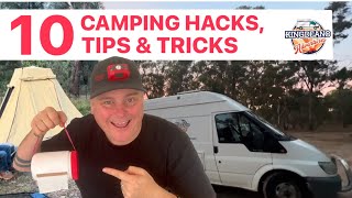 10 Camping Hacks Tips & Tricks / The Big Lap Camping Hacks Tips & Tricks / Caravanning Hacks