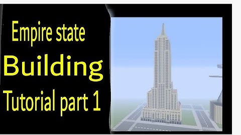 Minecraft empire state building tutorial build part 1