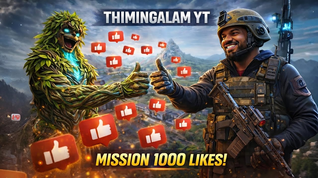🔴LIKE mission by SOLO VJ 1LIKE = Rs.2 | BGMI 4.2 UPDATE | Thimingalam Live YT | TYT