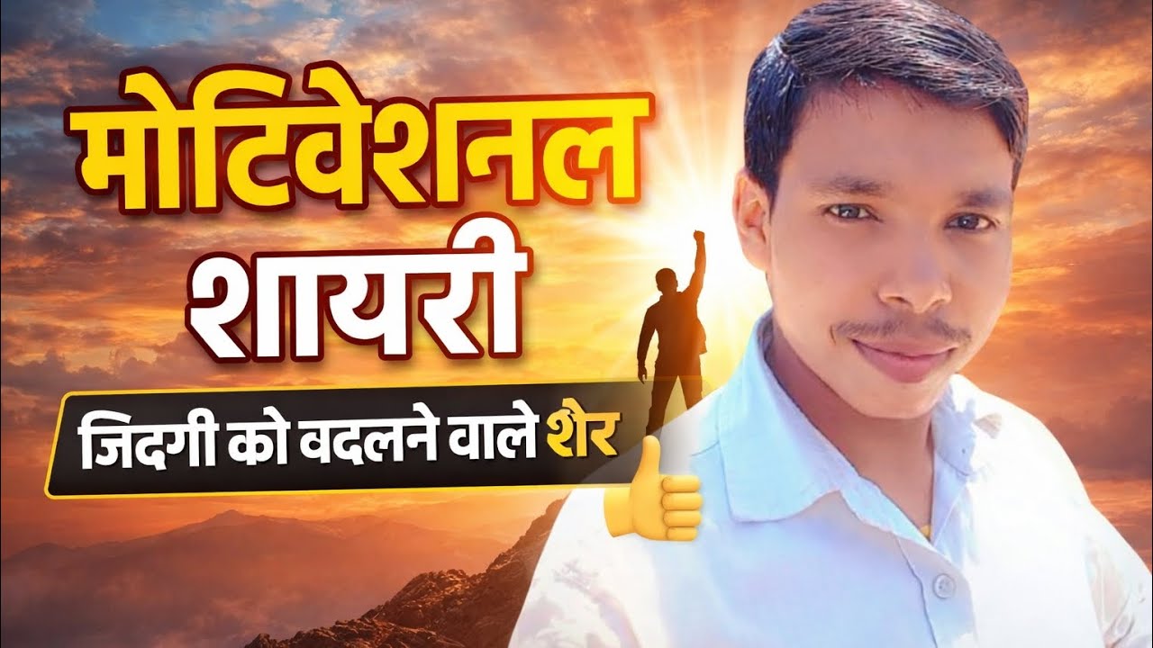 मोटिवेशनल शायरी 🔥 जिन्दगी को बदलने वाले मोटिवेशनल शायरी💪Success Shayari in My Voice