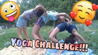 Yoga Challenge На троих// Tasya LIKE!!!