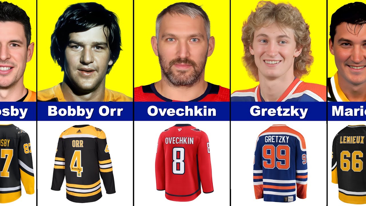 The Best NHL Player in Every Jersey Number (1–99) - YouTube