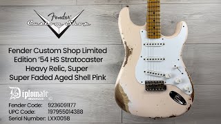 Fender Custom Shop Limited Edition ’54 HS Stratocaster Heavy Relic, Super Faded Aged Shell Pink screenshot 4