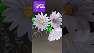 White paper flower making ? ?/diy craft