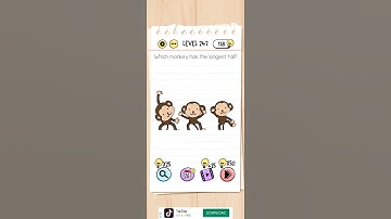 Brain test Level 247 | Which monkey has the longest tail ?