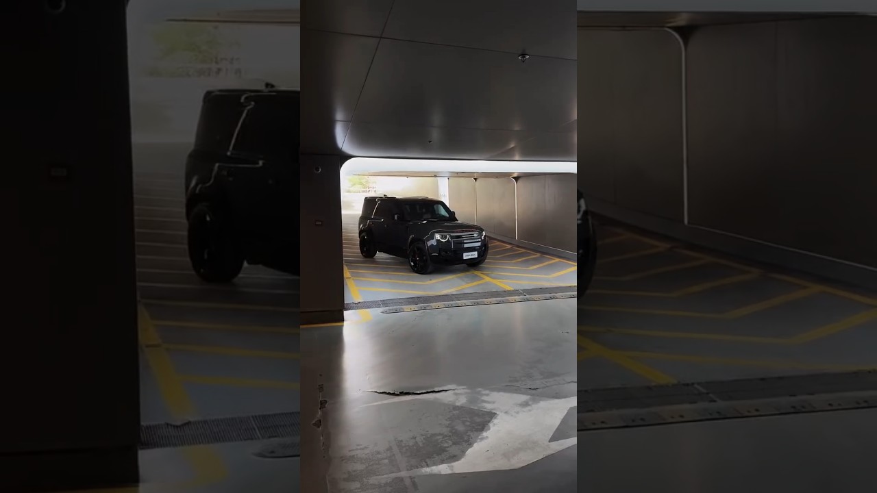 “I’m really impressed by the red-label Defender in the basement.” #landroverdefender #supercarkiller