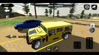 Hummer h1 Car Parking Gameplay | SUV Parking Game screenshot 5