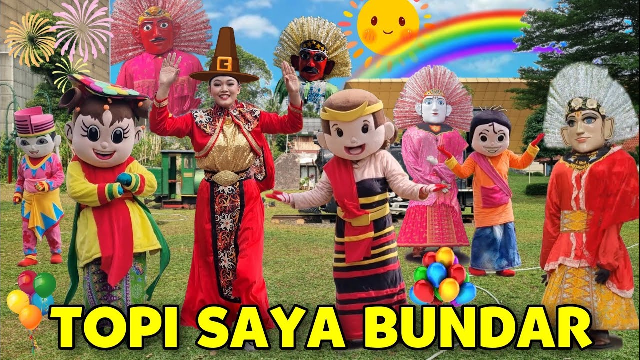 Watch ONDEL ONDEL FEAT BADUT LUCU TMII JOGET TOPI SAYA BUNDAR - ONDEL ONDEL BETAWI - COLOUR GUARD DANCE on YouTube Watch ONDEL ONDEL FEAT BADUT LUCU TMII JOGET TOPI SAYA BUNDAR - ONDEL ONDEL BETAWI - COLOUR GUARD DANCE on YouTube