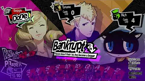 Persona 5 Royal but Morgana screws himself over in Tycoon