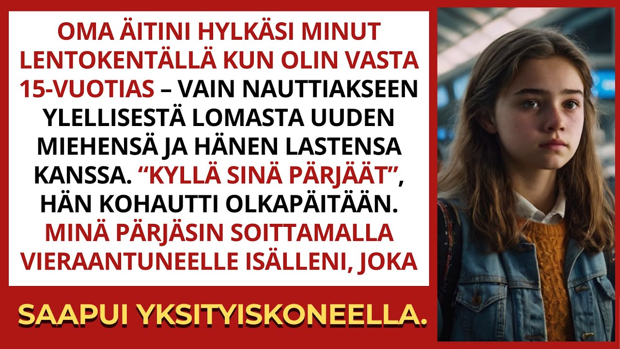 Äiti hylkäsi minut lentokentälle 15-vuotiaana – kaikki ylellisen loman vuoksi