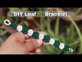 DIY Macrame Bracelet| How To Make Leaf Bracelet| Creation&amp;you