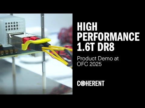 Coherent | 1.6T OSFP DR8 Demonstration at OFC 2025