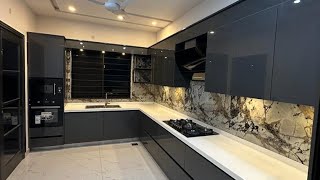 Handle-Less Kitchen design || kitchen design 2024 || UV kitchen design || price