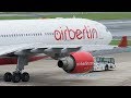 Planespotting at Dusseldorf International Airport- Ground Operations, Arrivals and Departures