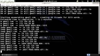 Kali Linux Tools : dnsdict6 - KuKuAirs