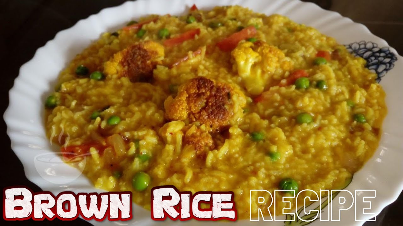 Brown Rice ll Khichdi Cooking Recipe YouTube