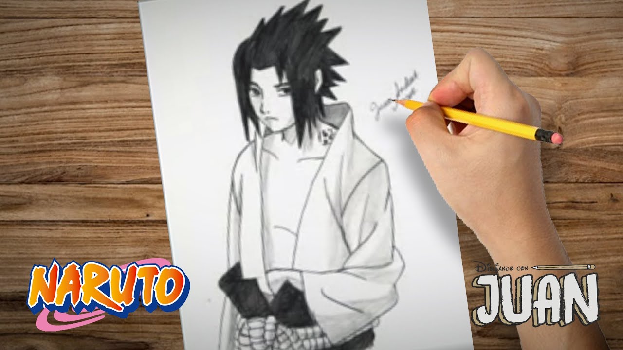 Drawing Sasuke From Naruto By Juan Da Corte Youtube