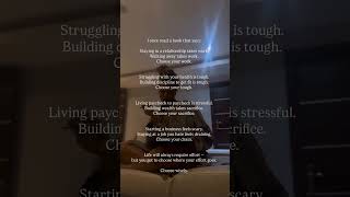 20 months ago I was stuck in survival mode… Working so hard but still feeling like I never had