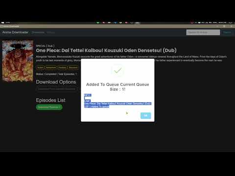 Anime Batch Downloader Gui Ridiculosly Efficient Fast And Light Weight 