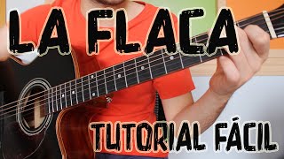 Video thumbnail of "Cómo tocar "La Flaca" Jarabe De Palo en Guitarra. TUTORIAL FÁCIL"