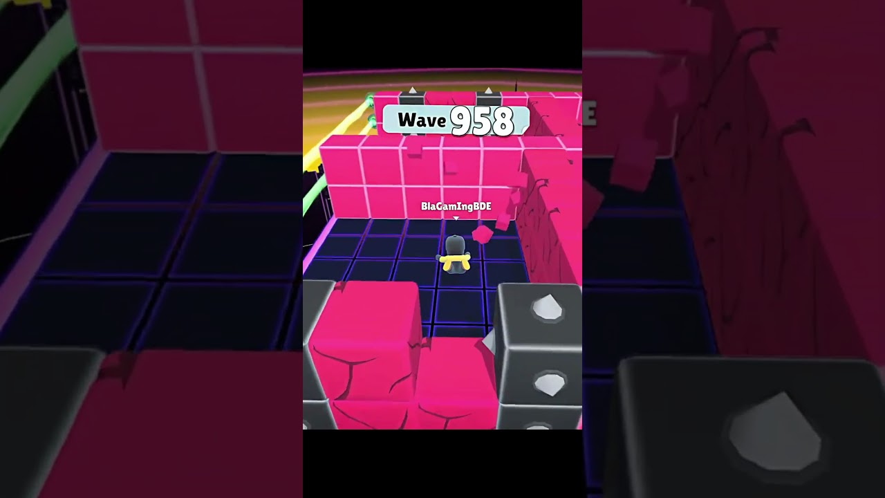 Stumble Guys Block Dash Endles INSANE clutch save with rewind emote by 