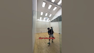 How To Hit Backhand Drives In Squash