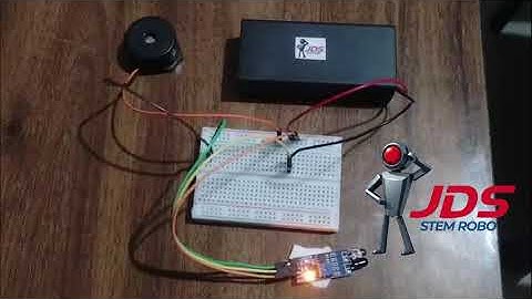 # 51,Object detection alarm using IR sensor without coding