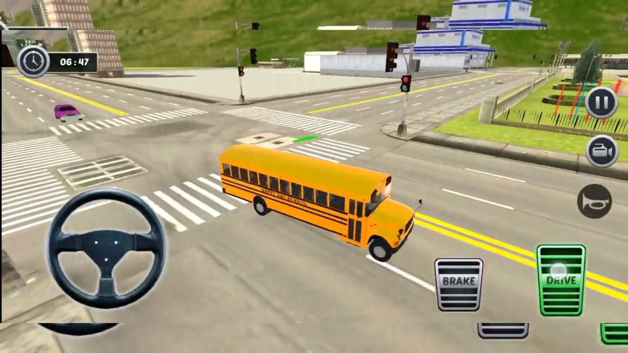 Episode - 03 of School Bus Simulator 3D | Bus Games  | Driving Games | School Bus Games | A Gunwal